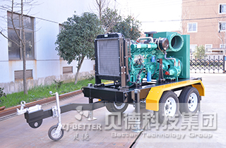 單級單吸移動(dòng)泵車